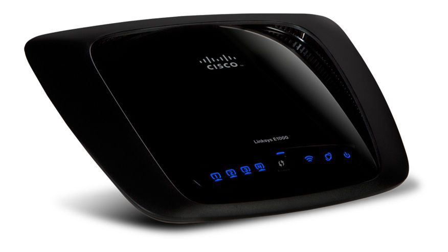 Linksys E1000 wireless router Fast Ethernet Black