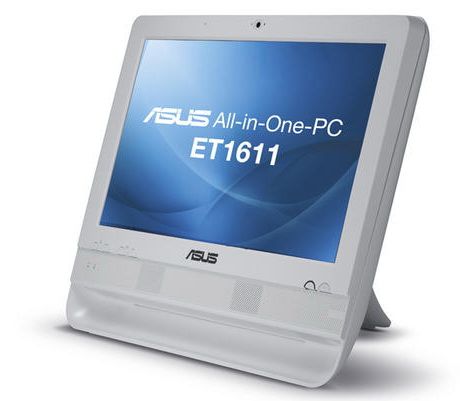ASUS ET ET1611PUT-W003F All-in-One PC/workstation Intel Atom® D425 39.6 cm (15.6") 1366 x 768 pixels Touchscreen 2 GB DDR3-SDRAM 250 GB Windows 7 Home Premium White