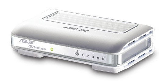 ASUS GX1005B Unmanaged L2 Fast Ethernet (10/100) White