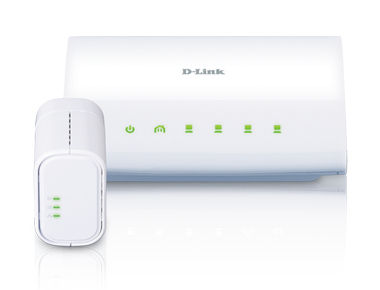 D-Link DHP-348AV network switch White