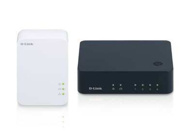 D-Link DHP-541 network switch Power over Ethernet (PoE) Black