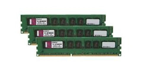 Kingston Technology ValueRAM 6GB 1066MHz memory module 3 x 2 GB DDR3 240-pin DIMM ECC