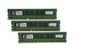 Kingston Technology ValueRAM 6GB DDR3-1333MHz memory module 3 x 2 GB 240-pin DIMM ECC