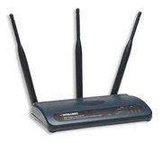 Intellinet MIMO Wireless Turbo G wireless router Fast Ethernet Black