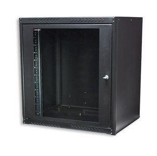 Intellinet 601436 rack cabinet 12U Wall mounted rack Black