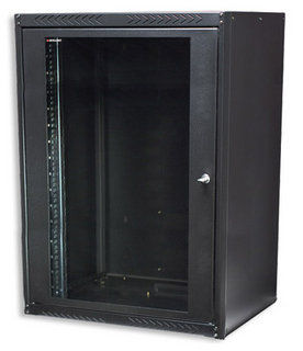 Intellinet 601467 rack cabinet 16U Wall mounted rack Black