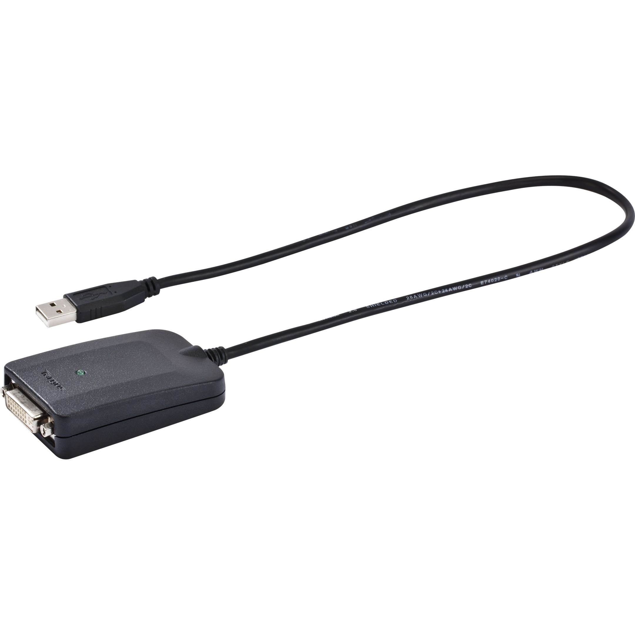 Targus ACA11US video cable adapter 0.5 m USB Black
