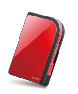 Buffalo MiniStation 320GB external hard drive 2.5" USB 2.0 Red