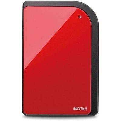 Buffalo MiniStation 500GB external hard drive 2.5" USB 2.0 Red