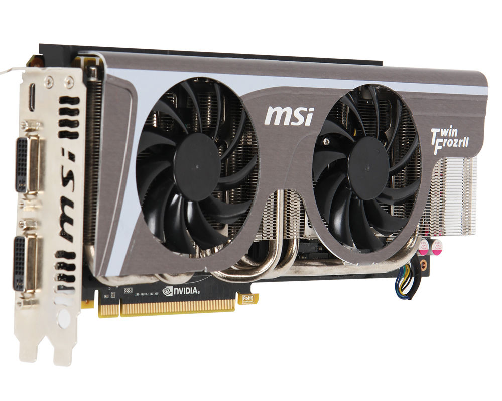 MSI N570GTXTWINFROZRIIOC graphics card NVIDIA GeForce GTX 570 1.25 GB GDDR5