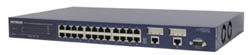 NETGEAR Managed Fast Ethernet Switch 10/100 met 24 poorten en 2 Uplink sloten