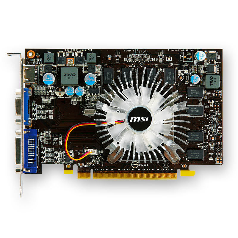 MSI N240GT-MD1G/D3 graphics card NVIDIA GeForce GT 240 GDDR3