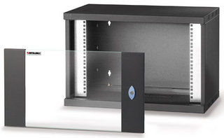 Intellinet 19" Wallmount Cabinet 6U Wall mounted rack Black