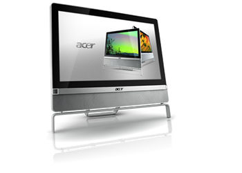Acer Aspire 801 Intel® Core™ i5 i5-2500 61 cm (24") 1920 x 1080 pixels Touchscreen 4 GB DDR3-SDRAM 1.5 TB Windows 7 Home Premium Black, Silver