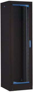 Intellinet Network Cabinet - Free Standing, 42U, 600mm Deep, Black, Assembled, Max 500kg, Server Rack, 19", Three Year Warranty