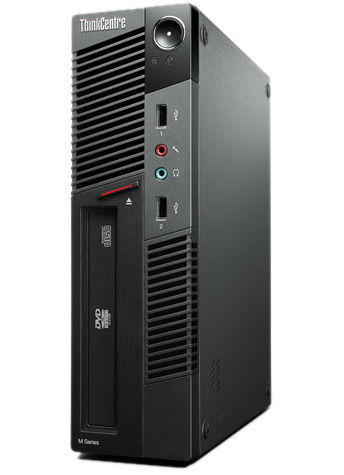 Lenovo ThinkCentre M91 Intel® Core™ i3 i3-2120 4 GB DDR3-SDRAM 320 GB Windows 7 Professional PC Black