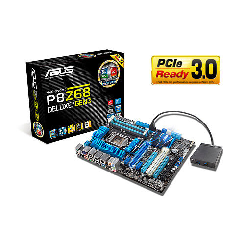 ASUS P8Z68 DELUXE/GEN3 motherboard Intel Z68 LGA 1155 (Socket H2) ATX