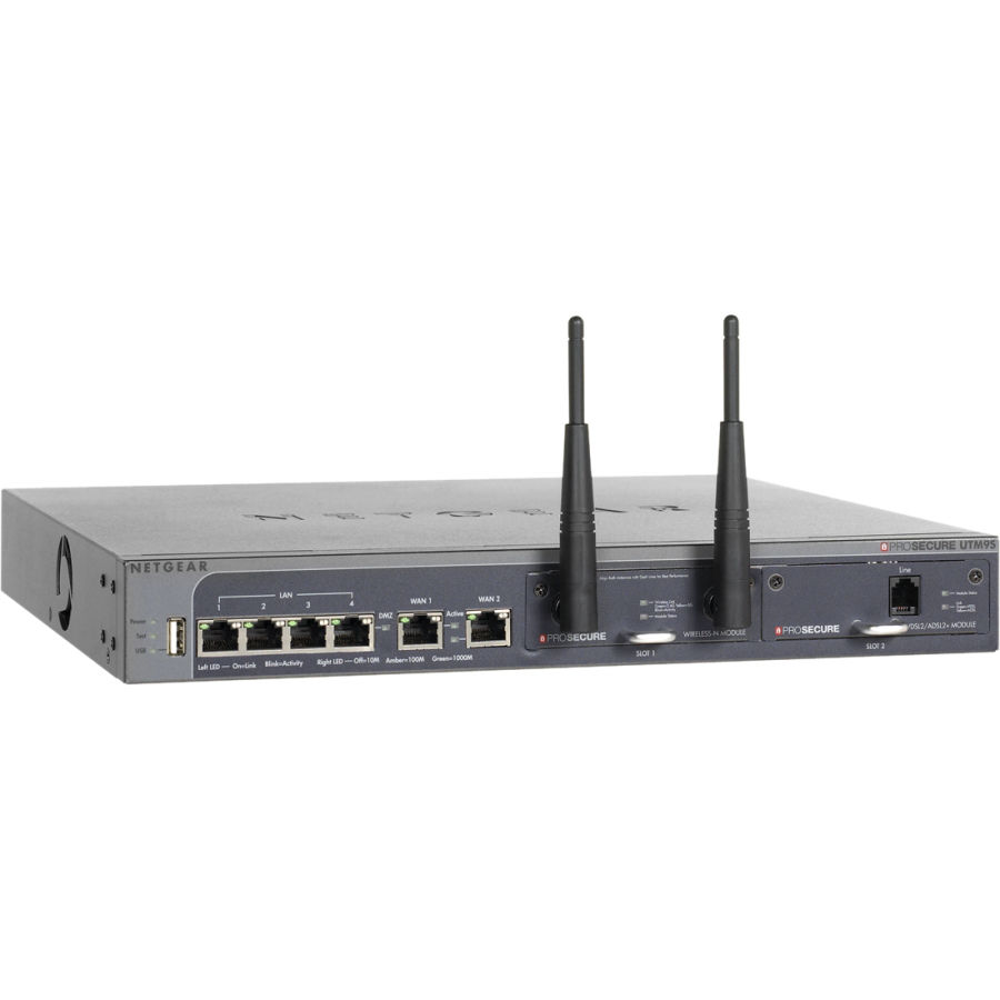 NETGEAR UTM9SEW-100NAS hardware firewall 1U 0.13 Gbit/s