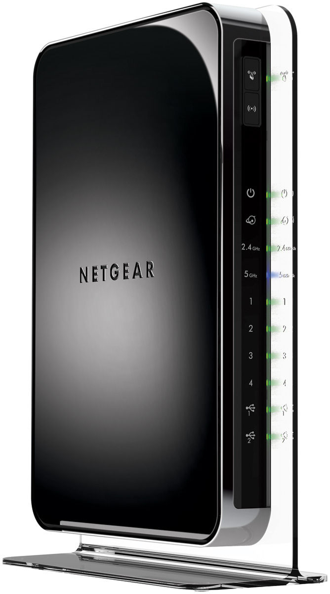 NETGEAR WNDR4500 wireless router Gigabit Ethernet Black