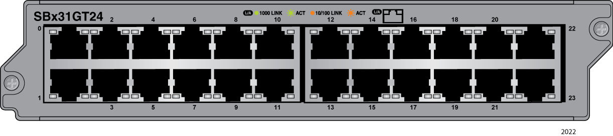 Allied Telesis AT-SBX31GT24 network switch module
