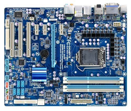 GIGABYTE GA-H55-USB3 (rev. 2.0) Intel® H55 LGA 1156 (Socket H) ATX