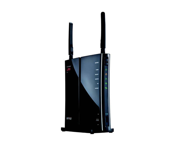 Buffalo WBMR-HP-G300H wireless router Gigabit Ethernet Black
