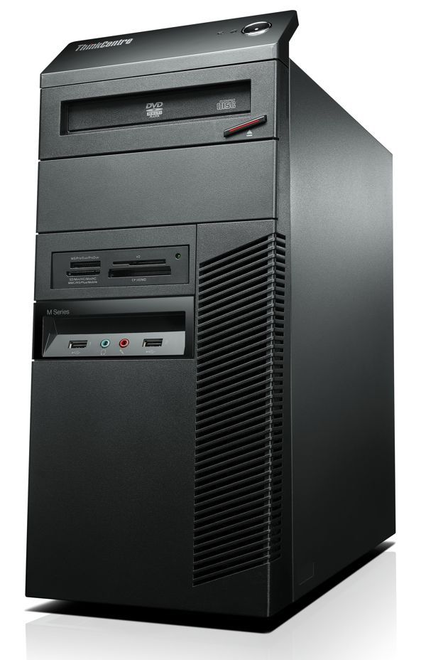 Lenovo ThinkCentre M91p Intel® Core™ i7 i7-2600 4 GB DDR3-SDRAM 1 TB Windows 7 Professional Tower PC Black