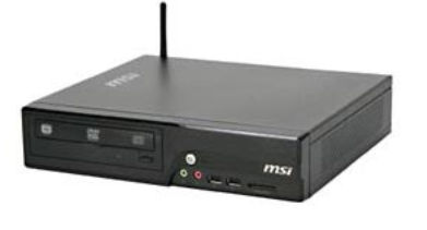 MSI DE500 Intel Atom® D510 2 GB DDR2-SDRAM 500 GB AMD Radeon HD 4350 Windows 7 Home Premium Desktop PC Black
