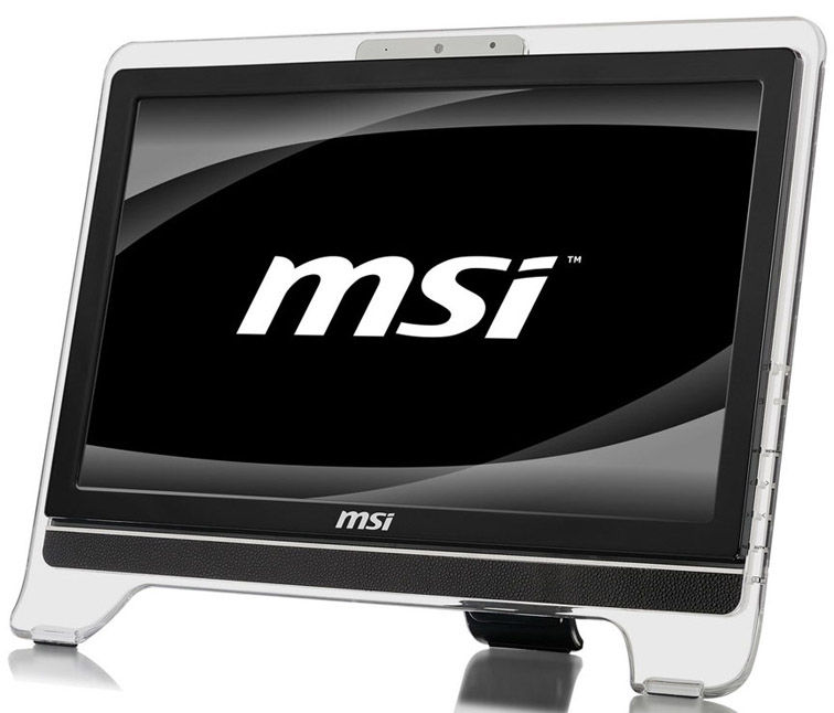 MSI AE2010-B All-in-One PC/workstation 50.8 cm (20") Touchscreen 2 GB DDR2-SDRAM 320 GB HDD AMD Radeon HD 3200 Windows 7 Home Premium Black