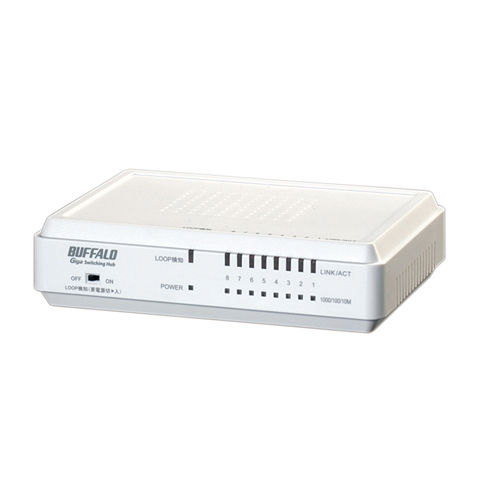 Buffalo LSW4-GT-8EP/W network switch White