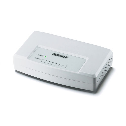 Buffalo LSW3-TX-8EP/W network switch White