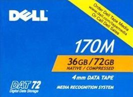 DELL DAT 72, 5pk Blank data tape 36 GB 4 mm
