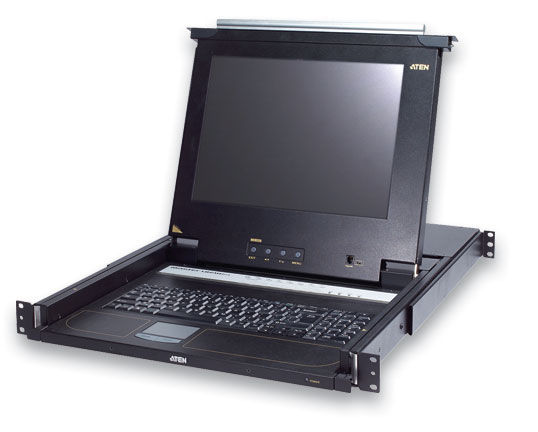 ATEN CL1758LA rack console 38.1 cm (15") 1024 x 768 pixels Black