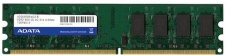 ADATA AD2U800B2G6-R/S memory module 2 GB 1 x 2 GB DDR2 240-pin DIMM