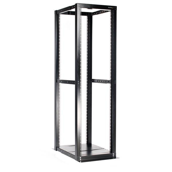 StarTech.com 42U Adjustable 4 Post Open Server Equipment Rack Cabinet
