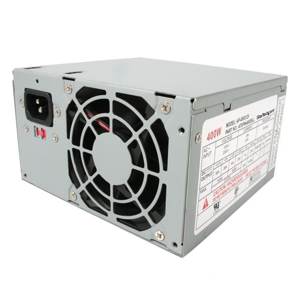 StarTech.com 400 Watt ATX12V 2.01 Dell Replacement Computer PC Power Supply