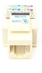 StarTech.com Tool-less Type Category 6 Keystone Jack - Ivory