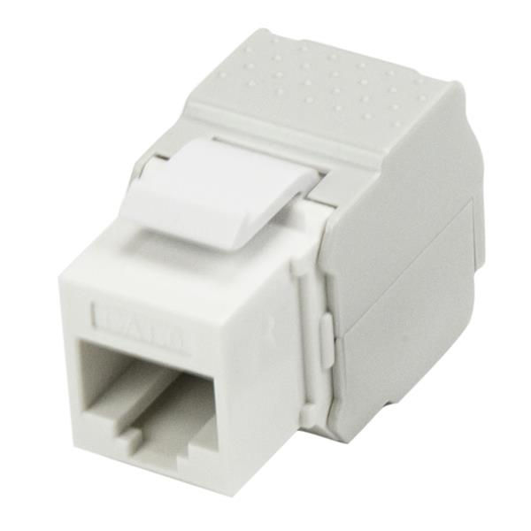 StarTech.com Cat 6 Keystone Jack White - Tool-Less