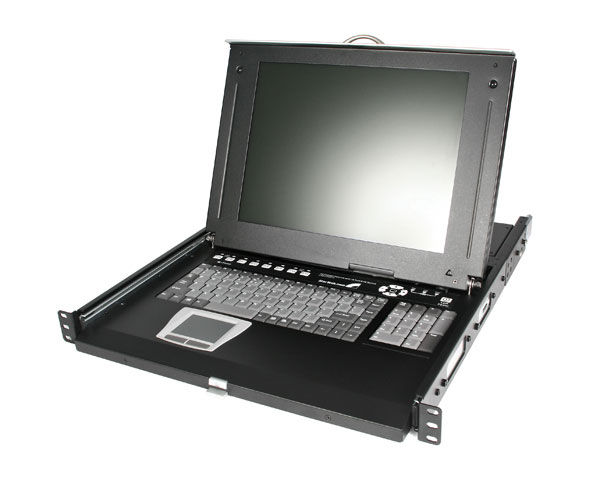 StarTech.com CABCONS16 1U Cabinet Console rack console 38.1 cm (15") 1024 x 768 pixels