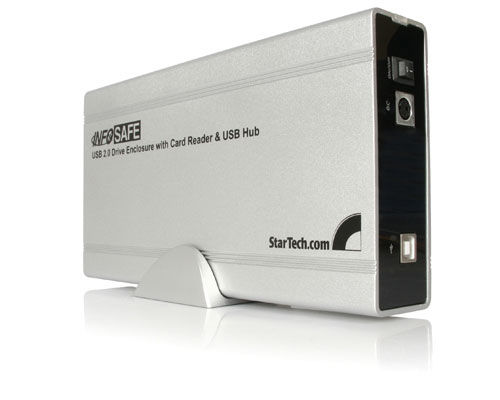 StarTech.com 3.5" USB 2.0 HD Enclosure Silver 3.5"