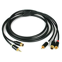 StarTech.com 3 ft. S-Video + 3.5mm Headphone Sound to S-Video + RCA Audio PC to TV A/V Cable 0.91 m Black