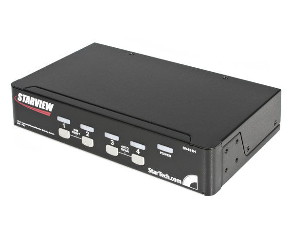 StarTech.com 4 Port Professional USB PS/2 KVM Switch