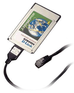 D-Link EN 56K PCCard int W9x modem 56 Kbit/s