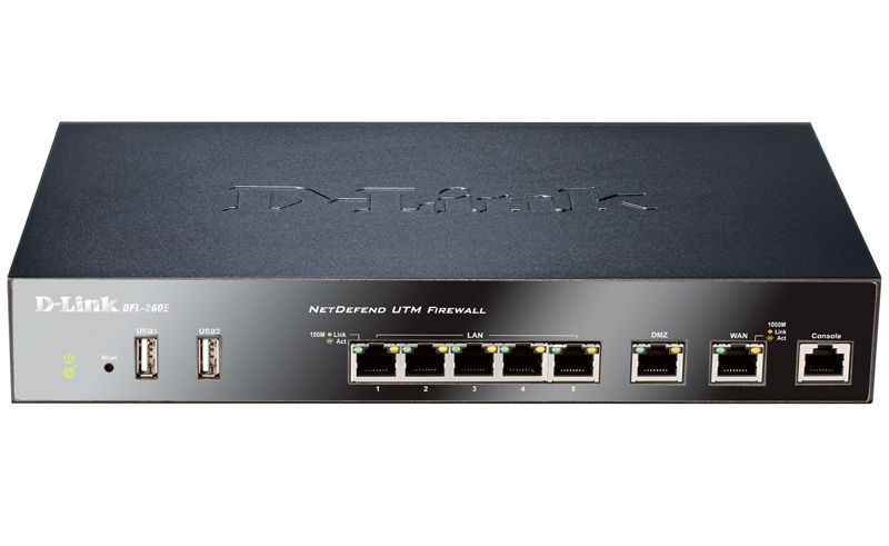 D-Link DFL-260E hardware firewall 0.15 Gbit/s
