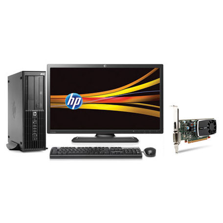HP Z210 SFF + NVIDIA Quadro 600 + ZR2440w Intel® Xeon® E3 Family E3-1225 4 GB DDR3-SDRAM Windows 7 Professional Workstation
