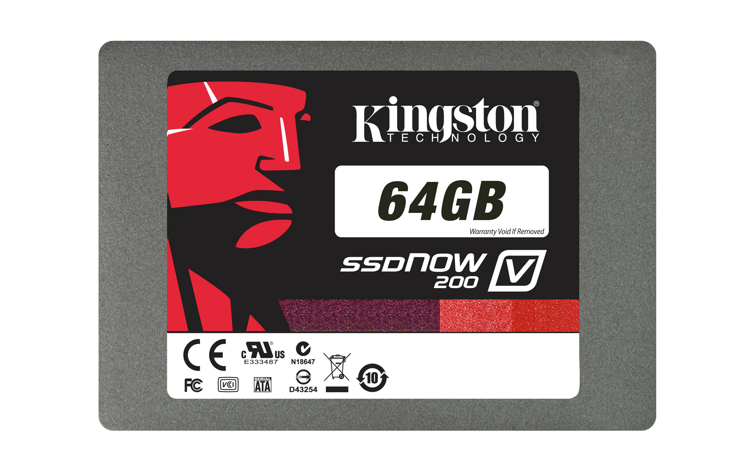 Kingston Technology SSDNow V200 64 GB 2.5" Serial ATA III