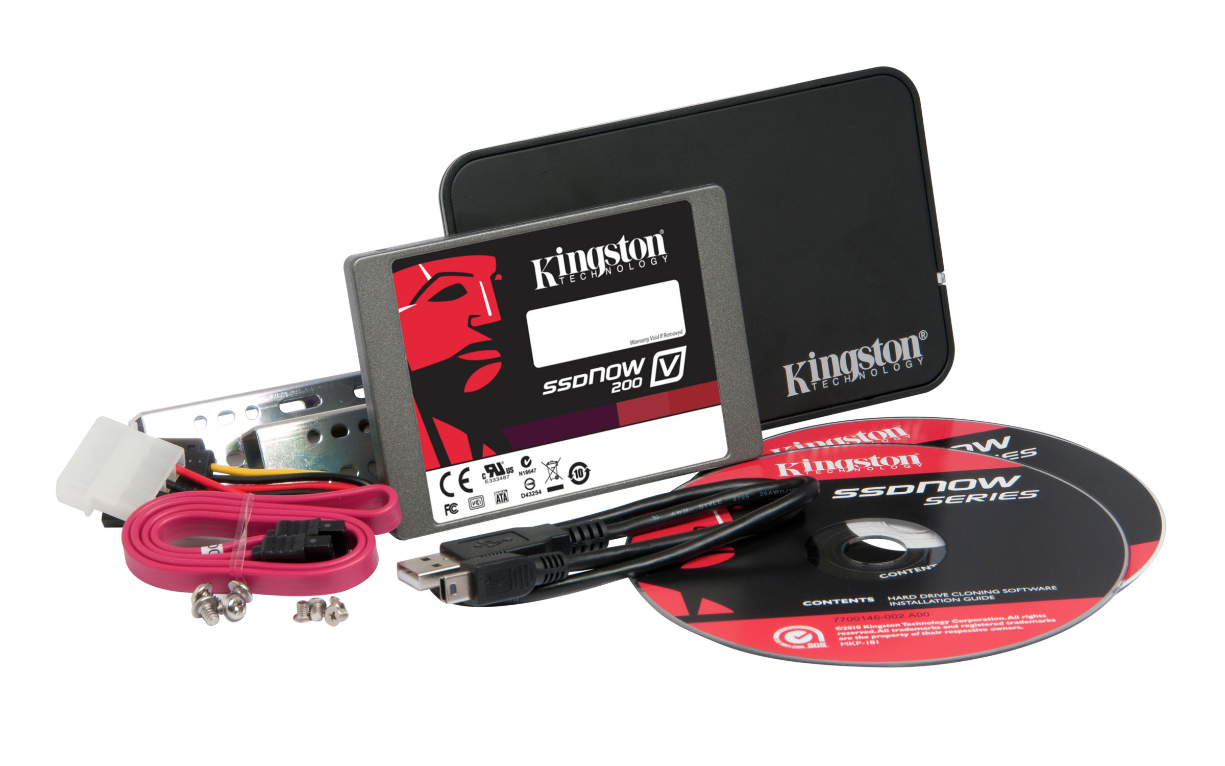 Kingston Technology SSDNow V200 Desktop/Notebook upg. kit 256 GB 2.5"