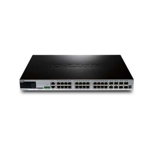 D-Link DGS-3620-28PC Managed L3 Power over Ethernet (PoE) Black