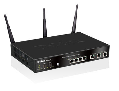 D-Link DSR-1000N wireless router Gigabit Ethernet Black