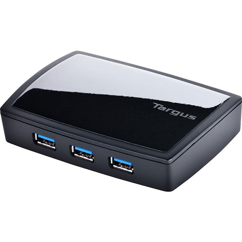 Targus ACH120EU interface hub 5000 Mbit/s Black